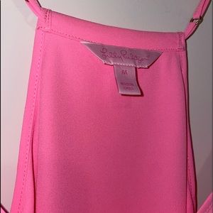 Lily Pulitzer hot pink tank top size M